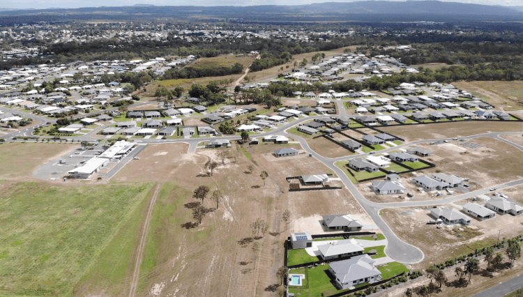 Aerial View Amaroo Estate 2019